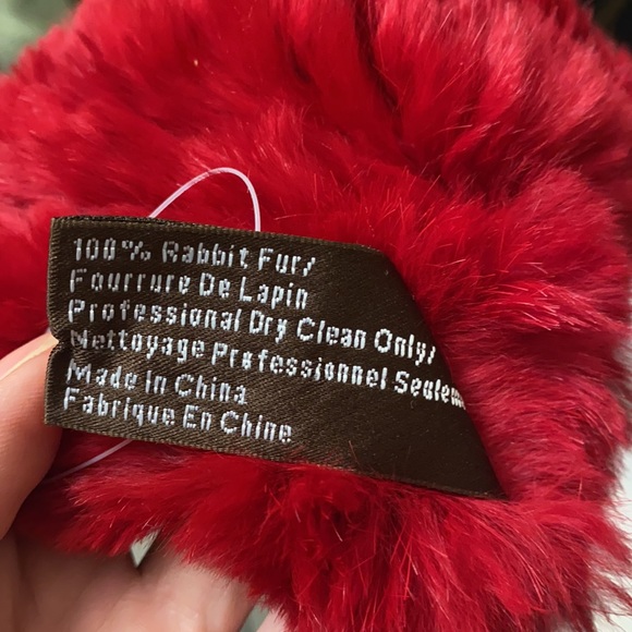 !SOLD! DANIER 100% RABBIT FUR SCARF - Picture 6 of 6